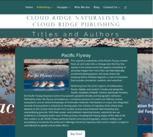 Cloud Ridge Naturalists and Cloud Ridge Publishing